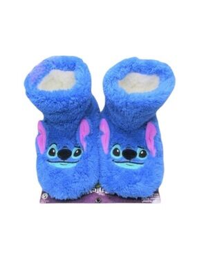 Disney Stitch Plush Booties Slippers